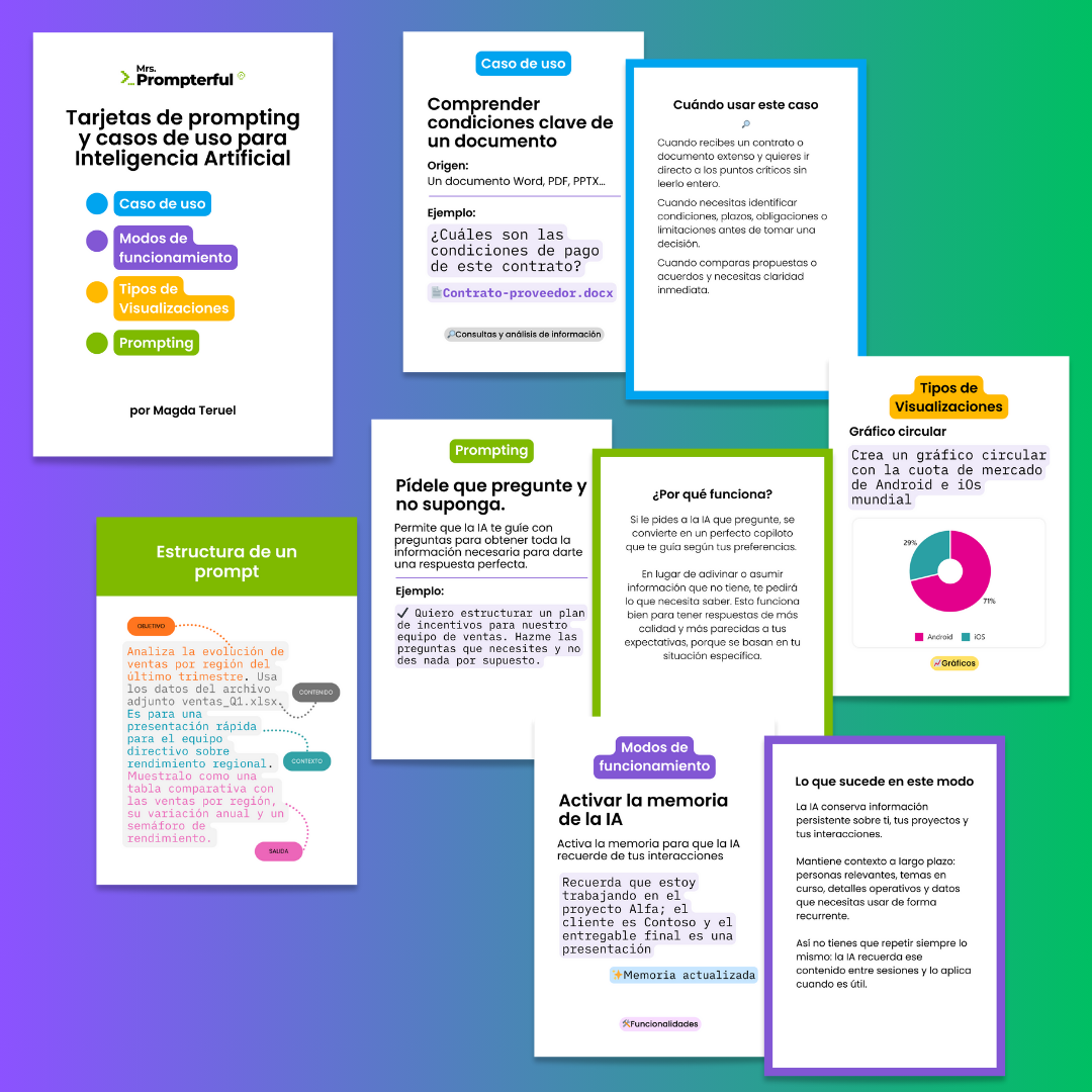 Kit de Tarjetas de Prompting y casos de uso de IA